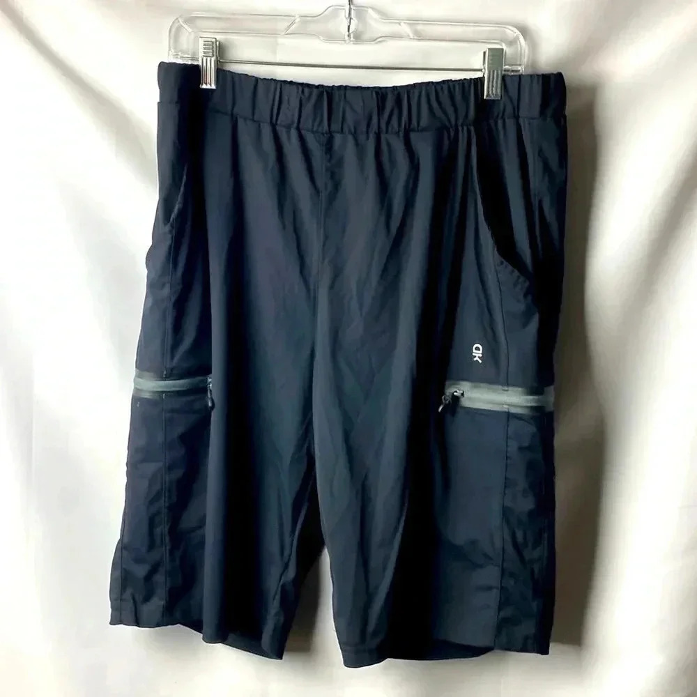 LITTLE DONKEY‎ ANDY MENS SIZE XL BLACK SHORTS MULTI POCKETS CLEAN